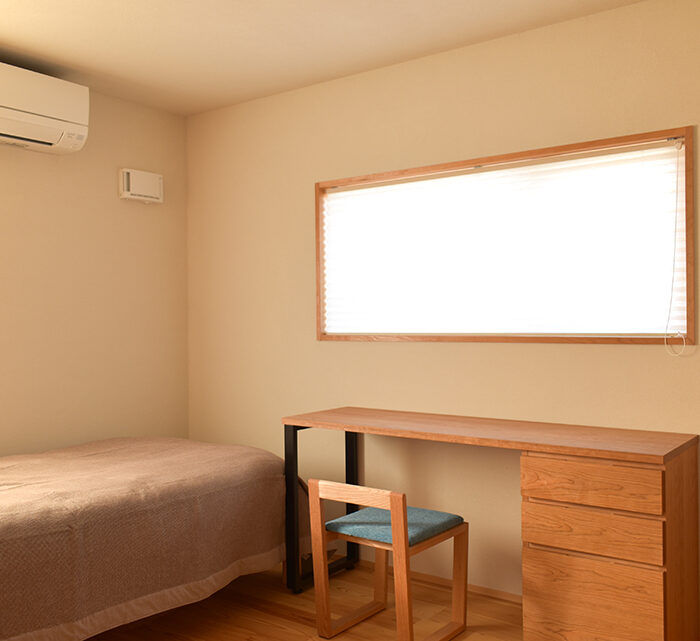 個室｜６帖+収納のシンプルな空間。